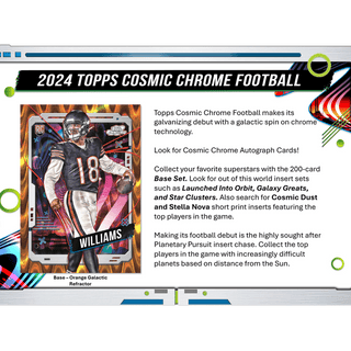 2024 Topps Chrome Cosmic Football Hobby Box
