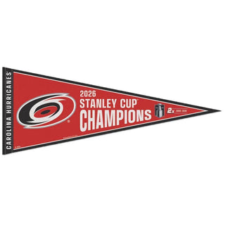 Carolina Hurricanes 2026 Stanley Cup Champions Classic Pennant 12" x 30"