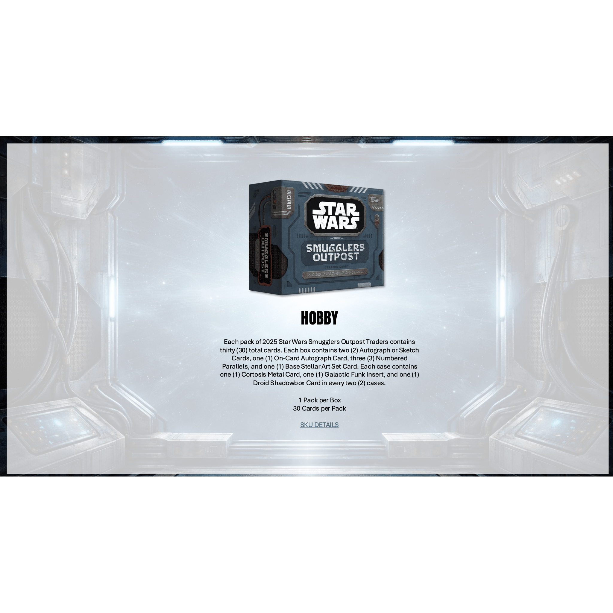 2025 Topps Star Wars Smugglers Outpost Hobby Box