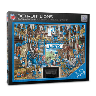 Detroit Lions Barnyard Fans 500 pc Puzzle