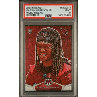 Marvin Harrison Jr. 2024 Panini Micro Mosaic #MMMHJ PSA 9