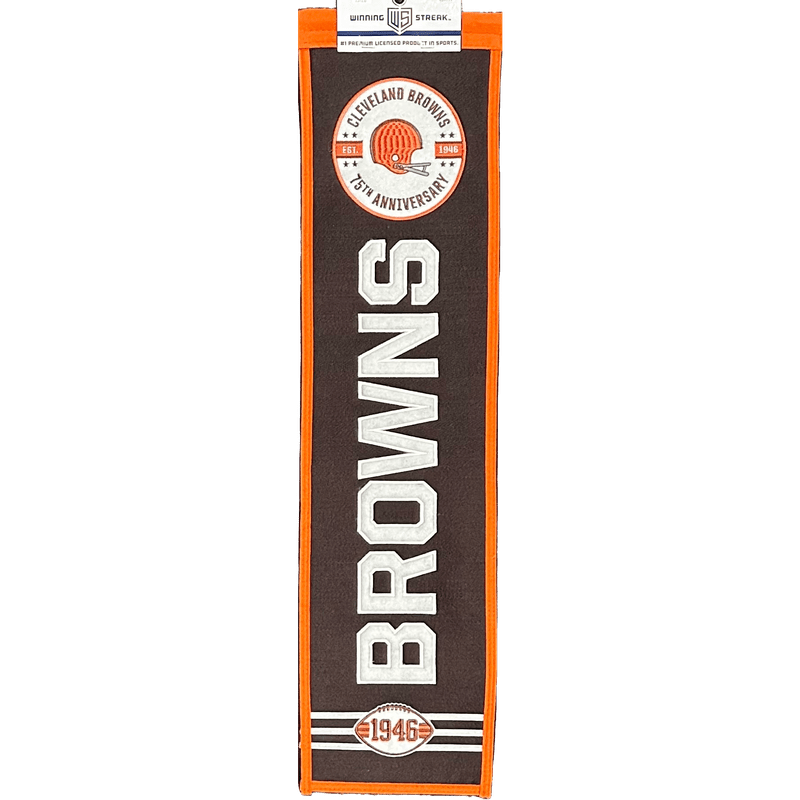 Banner: Cleveland Browns- 75th Anniversary