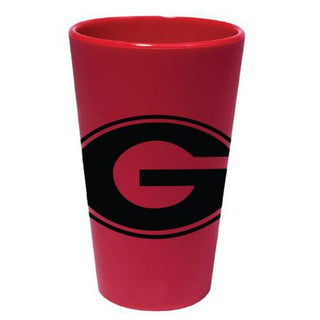 Silicone Glass: Georgia Bulldogs 16oz