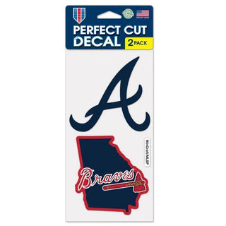 Atlanta Braves Perfect Cut Decal 4x8 – 2-Pack