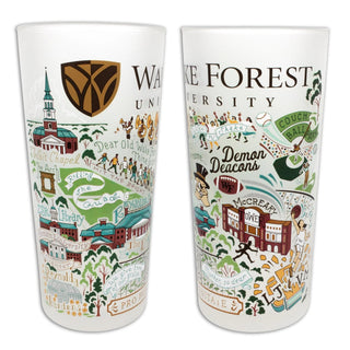 Drinking Glass: Wake Forest Demon Deacons