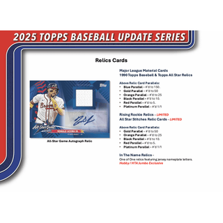 2025 Topps Update Series Baseball Hobby Pack