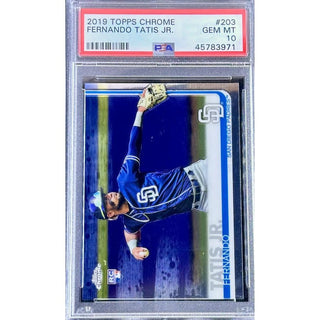 Fernando Tatis Jr. 2019 Topps Chrome #203 PSA 10