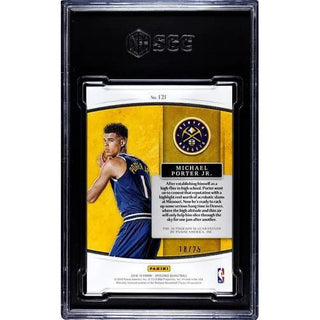 Michael Porter Jr. 2018-19 Panini Opulence Gold #121 SGC 9