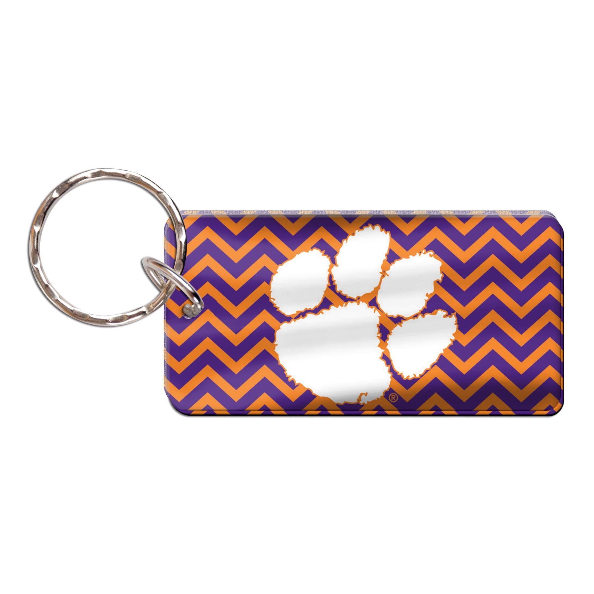 Clemson Tigers Chevron Keychain – Official NCAA Team Accessory