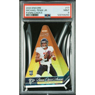 Michael Penix Jr. 2024 Encore Panini Choice #17 PSA 9