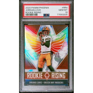 Jordan Love 2020 Panini Phoenix Rookie Rising #RR4 PSA 10