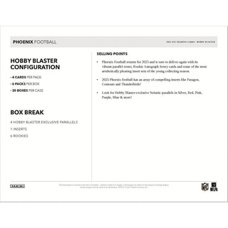 2025 Panini Phoenix Football Hobby Blaster