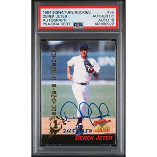 Derek Jeter 1994 Signature Rookies Autograph PSA/DNA/Certified #35 PSA 10