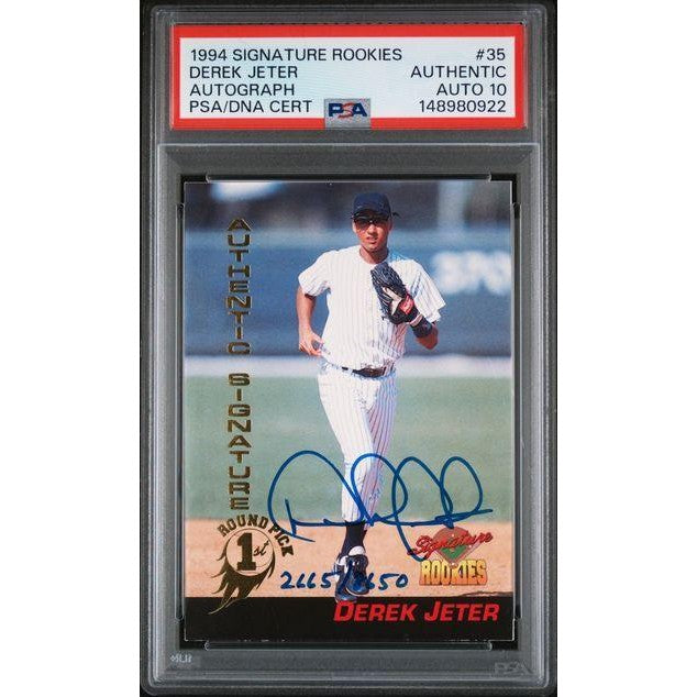 Derek Jeter 1994 Signature Rookies Autograph PSA/DNA/Certified #35 PSA 10