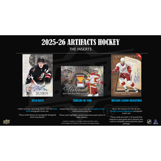 2025-26 Upper Deck Artifacts Hobby Box