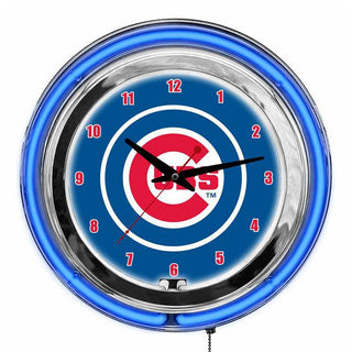 Clock: Chicago Cubs Neon – 15 Inches of Glorious, Glowing Team Pride