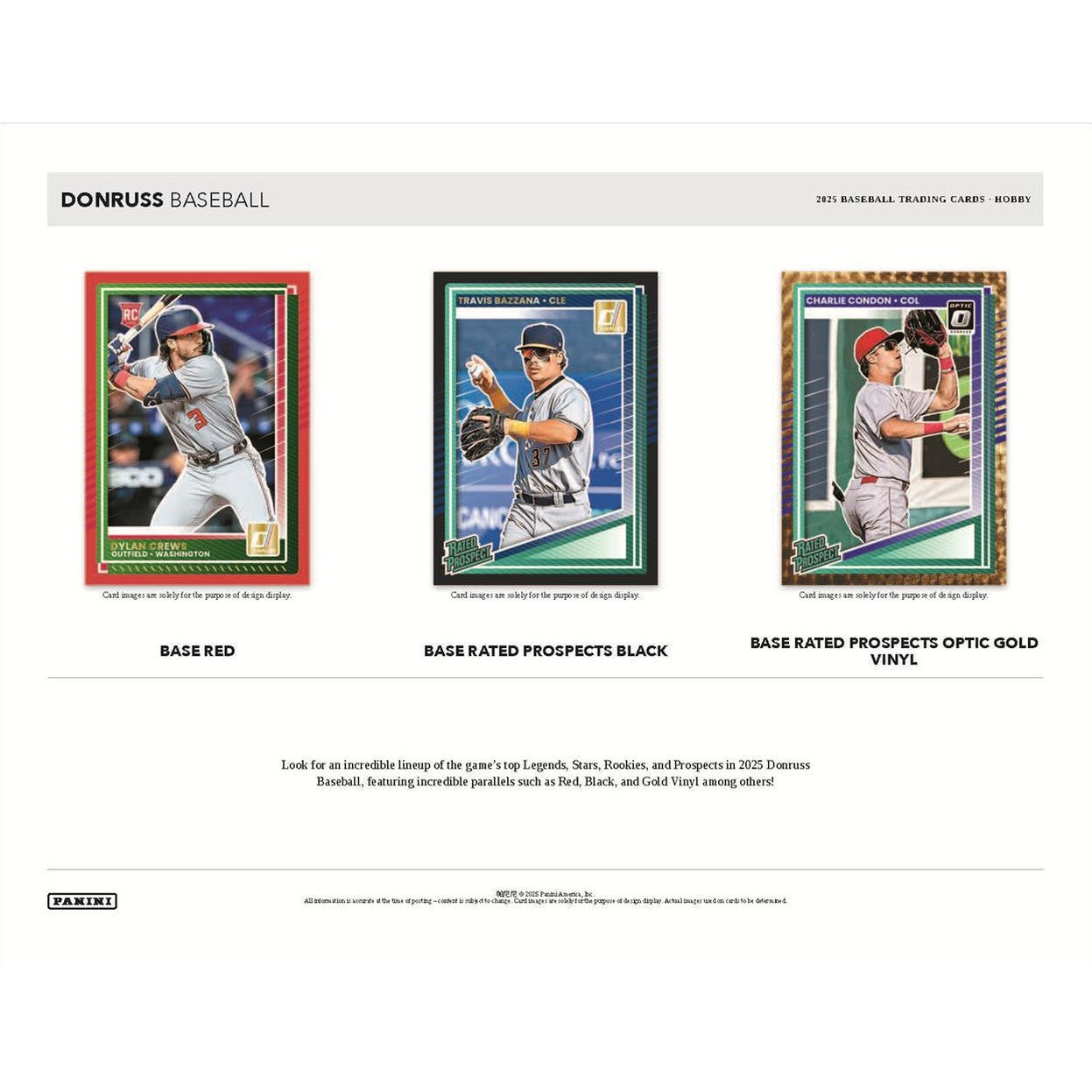 2025 Panini Donruss Baseball Hobby Box