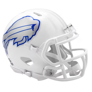 Mini Helmet: Buffalo Bills - Alternate White Rivals