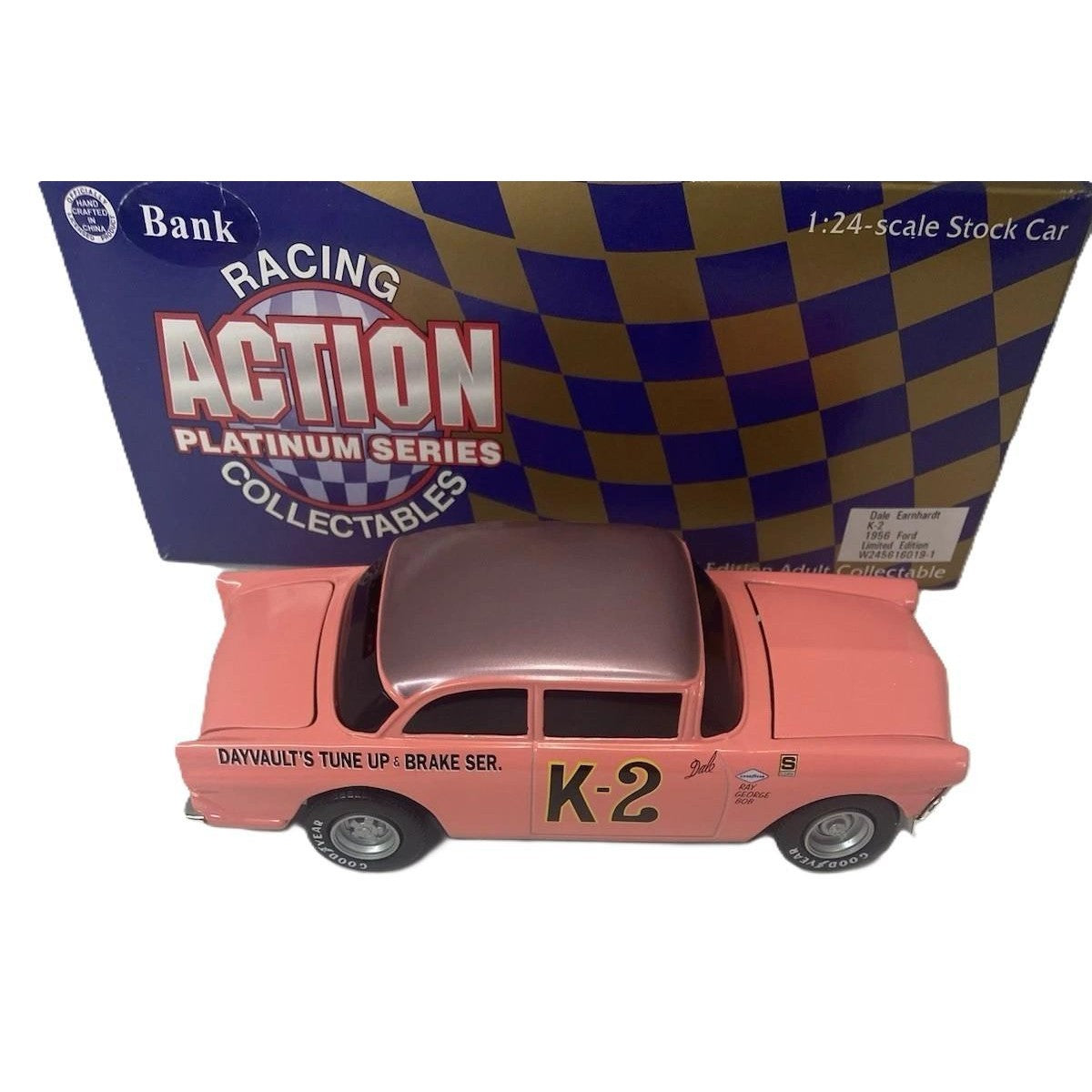 Die Cast 1/24 Scale: Dale Earnhardt 1956 Dayvault's Tune Up & Brake Service #K-2 Bank