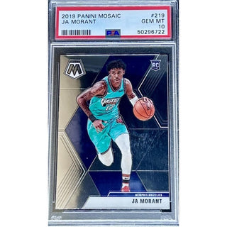 Ja Morant 2019 Panini Mosaic #219 PSA 10 – Rookie Card