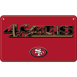 Wall Decor: San Francisco 49ers - Modern Metal Sign