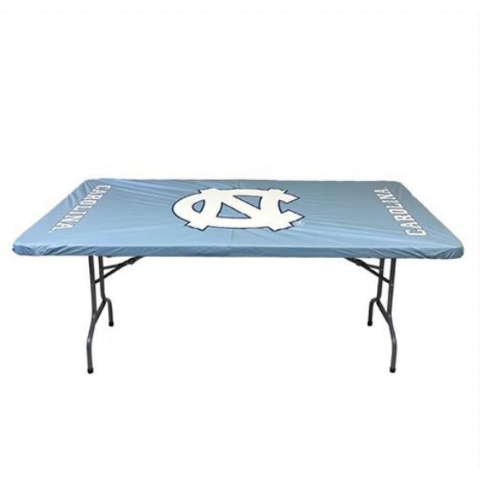 UNC Tar Heels Kwik-Cover Fitted Table Cover – 6ft Banquet & Picnic Table