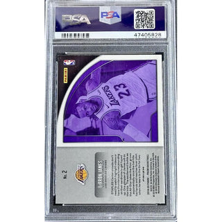 LeBron James 2019 Panini Prizm Get Hyped! – Silver Prizm #2 PSA 10