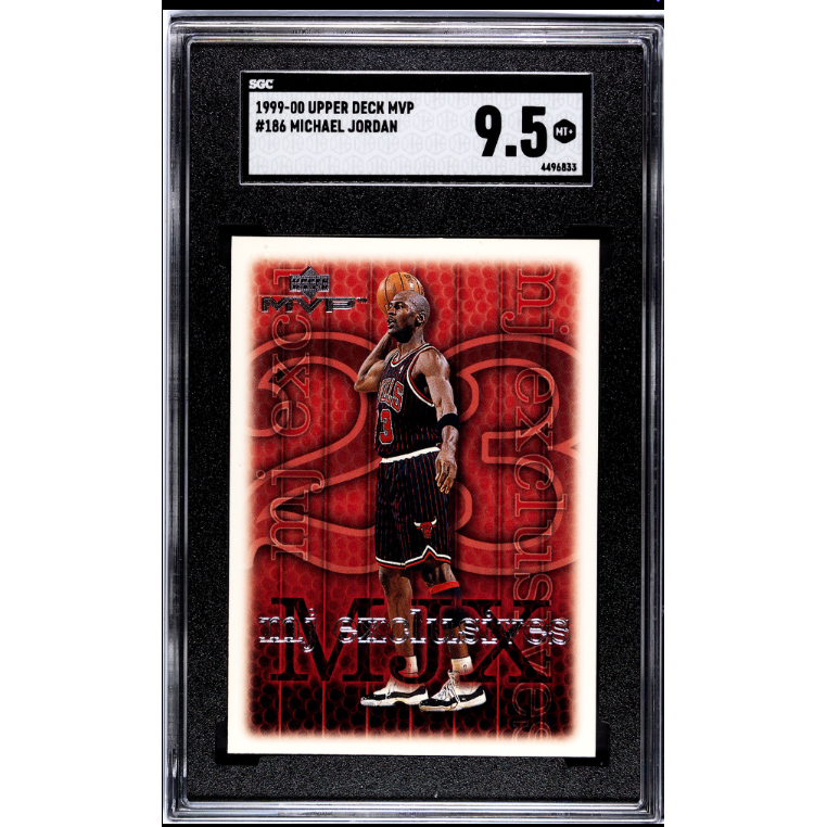 Michael Jordan 1999-00 Upper Deck MVP #186 SGC 9.5