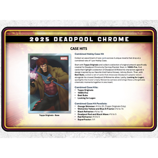 2025 Topps Chrome Marvel Deadpool Hobby Box