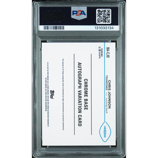 Chris Johnson 2024 Topps Sapphire Auto–Padparadscha #BACJO – PSA 9