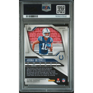 Adonai Mitchell 2024 Prizm Autograph #303 PSA 8