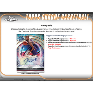 2024-25 Topps Chrome Basketball Mega Box