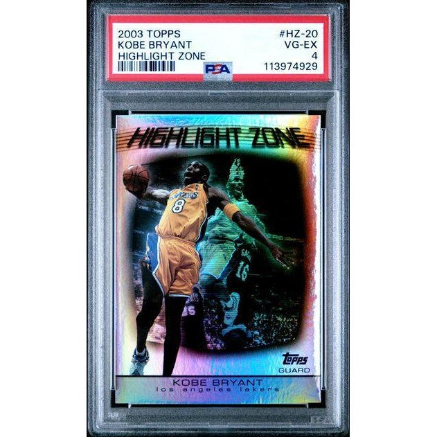 Kobe Bryant 2003 Topps Highlight Zone #HZ-20 PSA 4