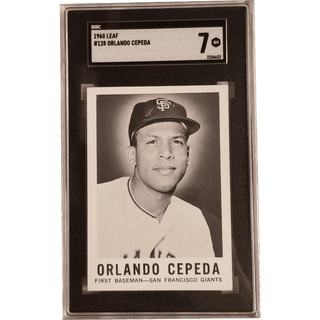 Orlando Cepeda: 1960 Leaf #128 SGC 7