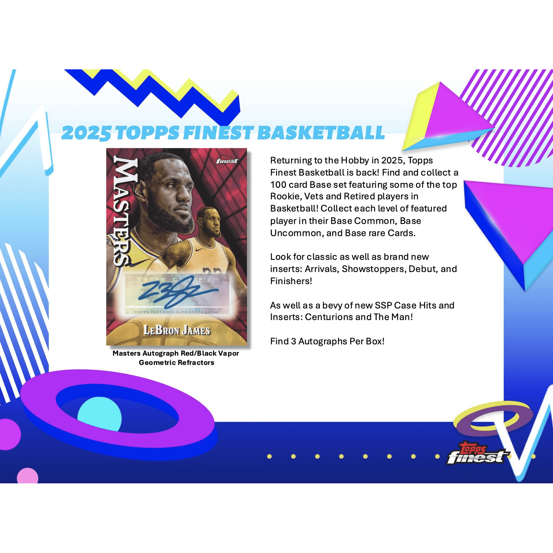 2024-25 Topps Finest Basketball Breaker's Delight Box