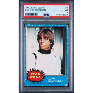 Luke Skywalker 1977 Star Wars #1 PSA 3