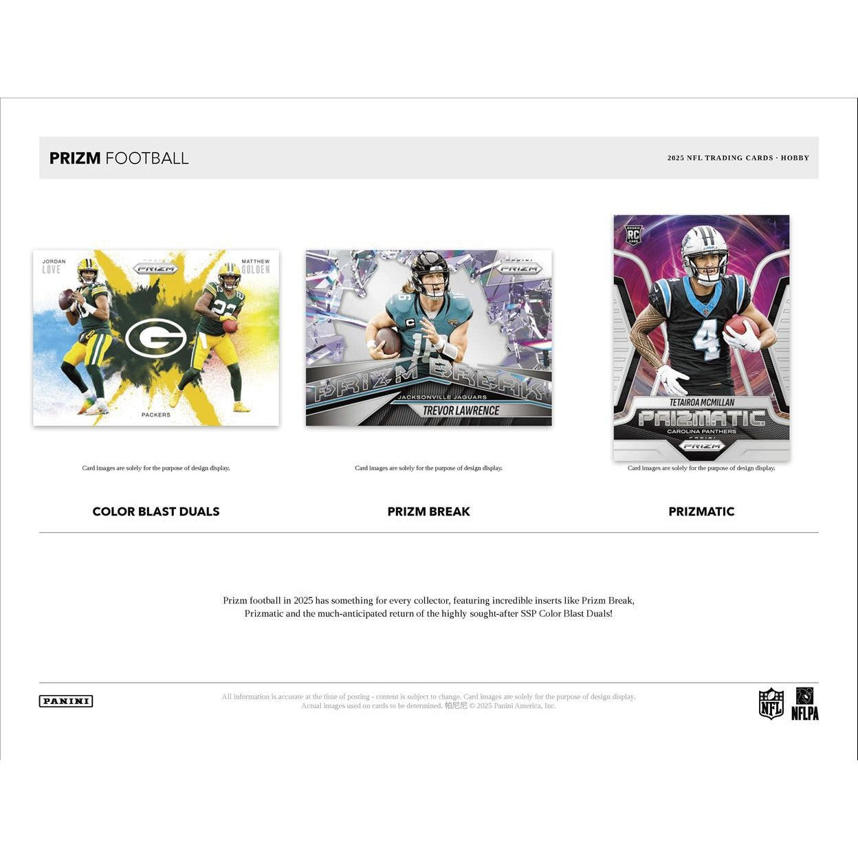 2025 Panini Prizm Football Hobby Pack