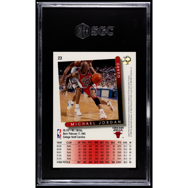 Michael Jordan 1993-94 Upper Deck #23 SGC 10