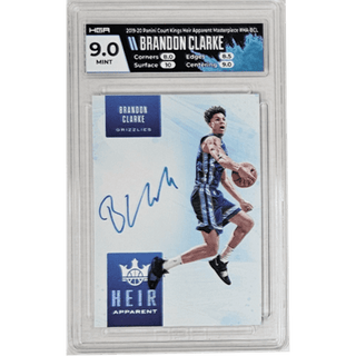 Brandon Clarke: 2019-20 Panini Court Kings Heir Apparent Masterpiece #HA-BCL HGA 9.0