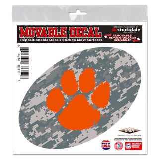 Clemson Tigers Camo All Surface Decal – Removable Official NCAA Sticker