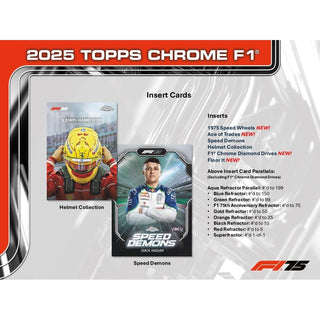 2025 Topps Chrome Formula 1 Racing Hobby Box