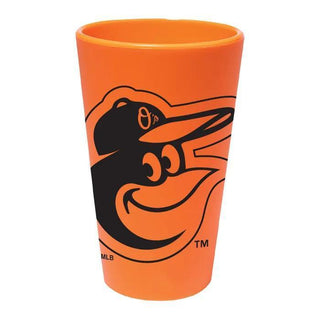 Baltimore Orioles 16 oz Silicone Pint Glass – Orange