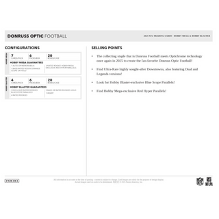 2025 Panini Donruss Optic Football Hobby Blaster Box