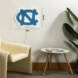 North Carolina Tar Heels LED Neon Sign – Officially Licensed Light-Up Wall Decor