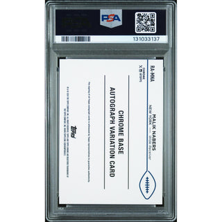 Malik Nabers 2024 Topps Sapphire Rookie Autograph #RAMNA – PSA 10
