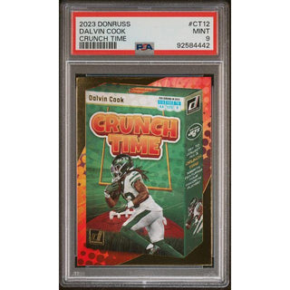 Dalvin Cook 2023 Panini Donruss Crunch Time #CT12 PSA 9