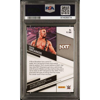 Bron Breakker 2023 Elite WWE Pen Pals Auto-Red #PLBBK PSA 9