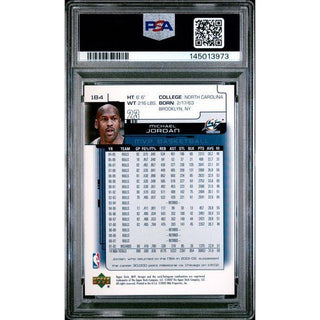 Michael Jordan 2002 Upper Deck MVP #184 PSA 8