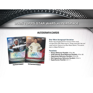 2025 Topps Star Wars Hyperspace Hobby Box