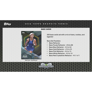 2026 Topps Graphite Tennis Hobby Box